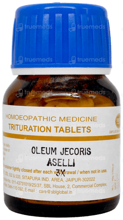 Sbl Oleum Jecoris Aselli 3X Trituration Tablet 25Gm