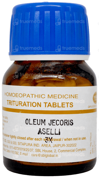 Sbl Oleum Jecoris Aselli 3X Trituration Tablet 25Gm