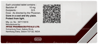 Baclof 10 Tablet 15