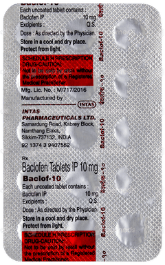 Baclof 10 Tablet 15