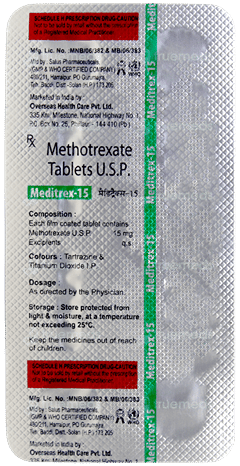 Meditrex 15 Tablet 4