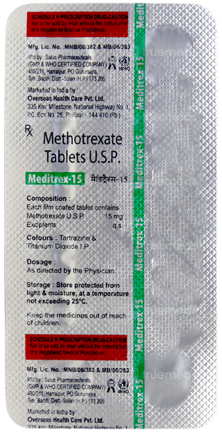 Meditrex 15 Tablet 4