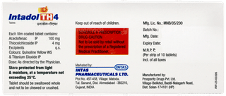 Intadol Th4 Tablet 10