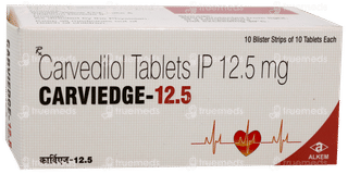 Carviedge 12.5 Tablet 10