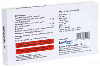 Dapzigard 10 T Tablet 15