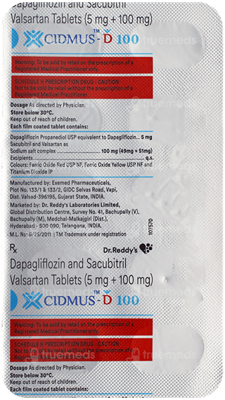 Cidmus D 100 Tablet 10