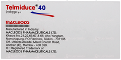 Telmiduce 40 Tablet 15