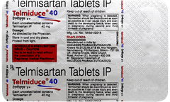 Telmiduce 40 Tablet 15