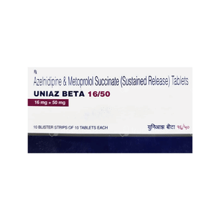 Uniaz Beta 16/50 Tablet 10