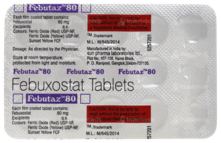 Febutaz 80 Tablet 15