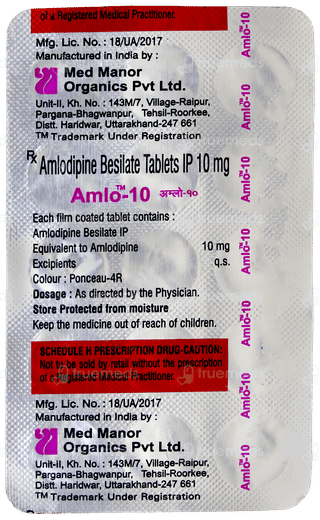 Amlo 10 Tablet 15
