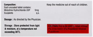 Gimdrine 5 Tablet 10