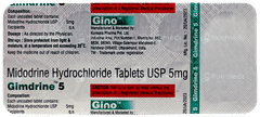 Gimdrine 5 Tablet 10