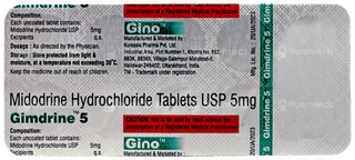 Gimdrine 5 Tablet 10