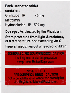Glychek M 40/500 Tablet 15