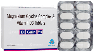 D Gain Mg Tablet 10