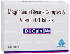 D Gain Mg Tablet 10