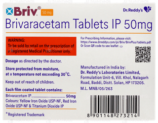 Briv + 50mg Tablet 14