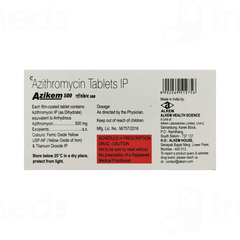 Azikem 500 Tablet 5
