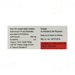 Azikem 500 Tablet 5