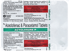 Acyclosure P Tablet 10 Acyclosure P Tablet 10