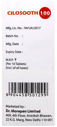 Cilosooth 100 Tablet 10 Cilosooth 100 Tablet 10
