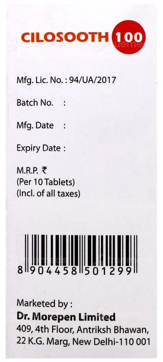 Cilosooth 100 Tablet 10