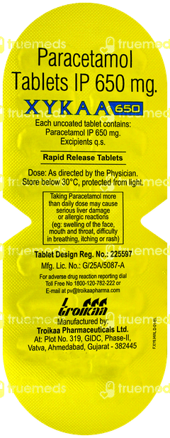 Xykaa 650 Tablet 15 Xykaa 650 Tablet 15