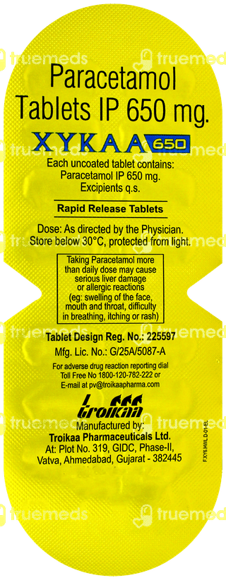 Xykaa 650 Tablet 15
