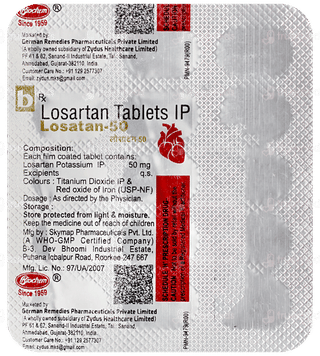 Losatan 50 Tablet 15