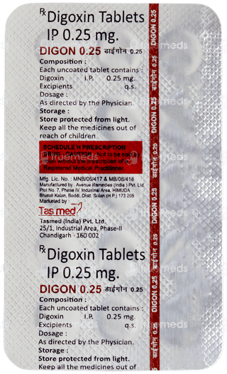 Digon 0.25 Tablet 15