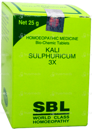 Sbl Kali Sulphuricum 3x Biochemic Tablet 25gm