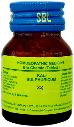 Sbl Kali Sulphuricum 3x Biochemic Tablet 25gm