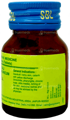 Sbl Kali Sulphuricum 3x Biochemic Tablet 25gm