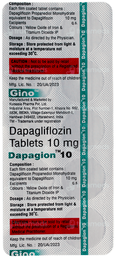 Dapagion 10 Tablet 10