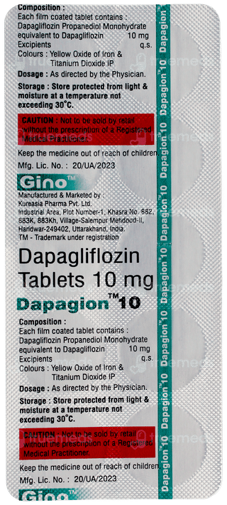 Dapagion 10 Tablet 10