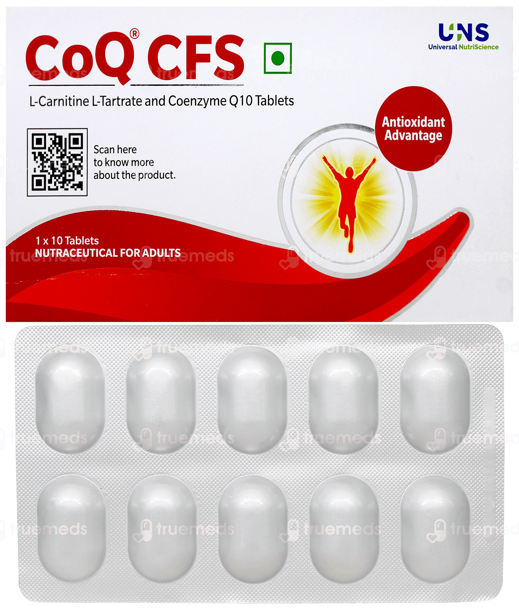 Coq Cfs Tablet 10 - Uses, Side Effects, Dosage, Price