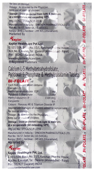 Bi Folate Rf Tablet 15