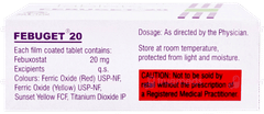 Febuget 20 Tablet 10