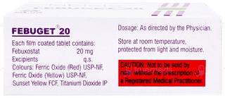 Febuget 20 Tablet 10