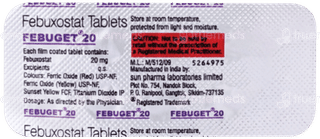Febuget 20 Tablet 10