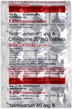 Eritel Ln 20/40 Tablet 15