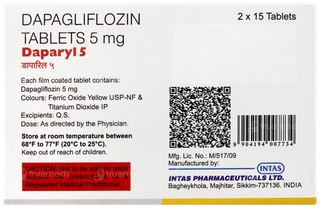 Daparyl 5 Tablet 15