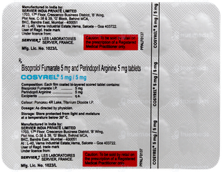 Cosyrel 5Mg/5Mg Tablet 15