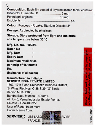 Cosyrel 5Mg/10Mg Tablet 15