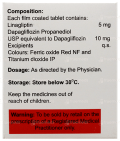 Linatin D 5/10 Tablet 15 Linatin D 5/10 Tablet 15