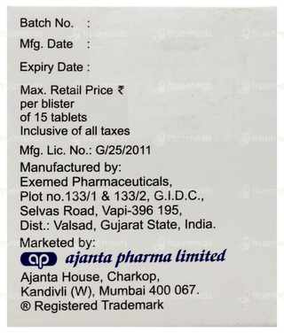 Linatin D 5/10 Tablet 15