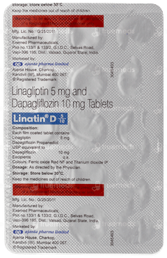 Linatin D 5/10 Tablet 15 Linatin D 5/10 Tablet 15