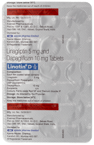Linatin D 5/10 Tablet 15