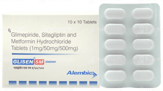 Glisen Sm 1/50/500 Tablet 10